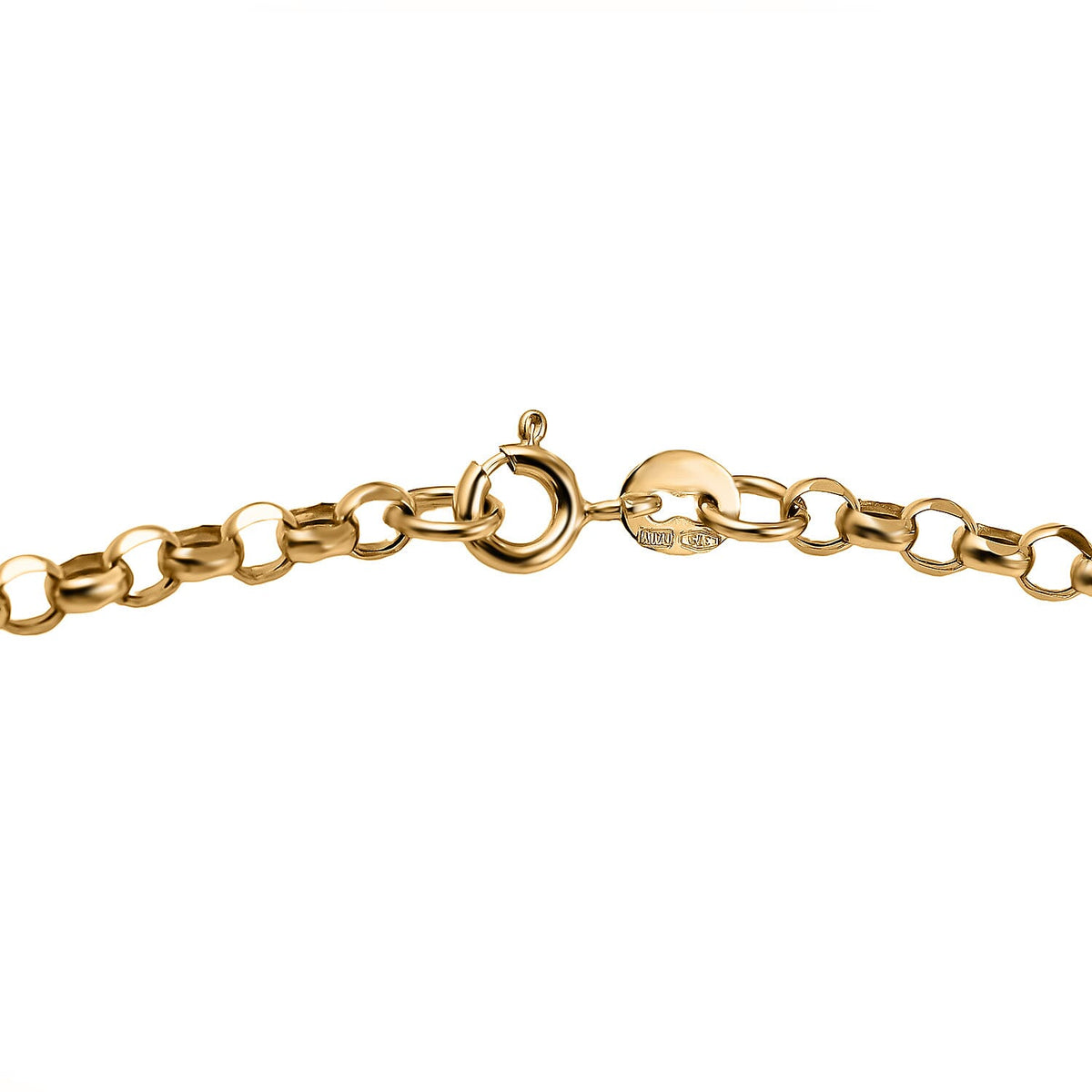 Maestro Collection - 9K Yellow Gold Rolo Necklace (Size - 20), Gold Wt. 4.5 Gms 7722959 5