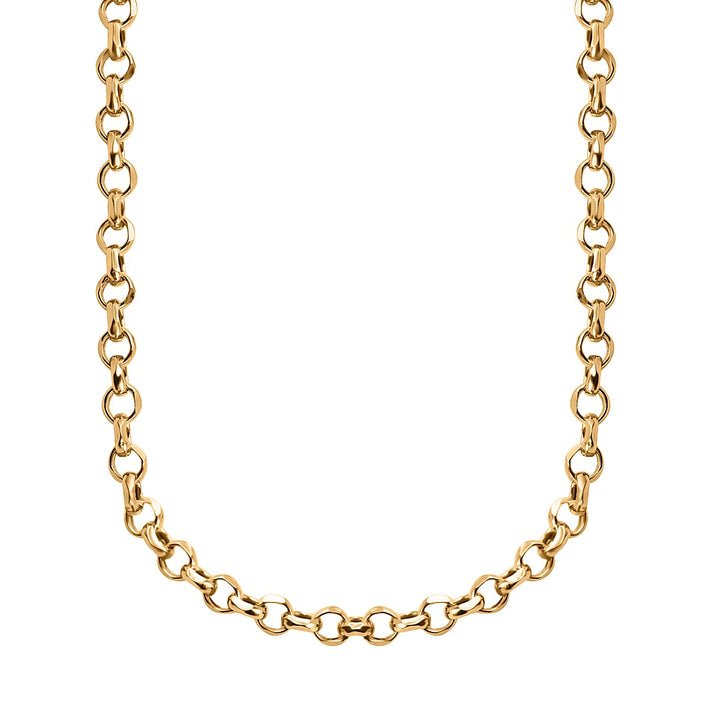 Maestro Collection - 9K Yellow Gold Belcher Necklace (Size - 20) 7616699 1