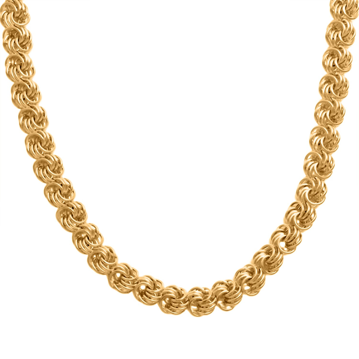 Maestro Collection - 9K Yellow Gold Rosetta Necklace (Size - 20), Gold Wt. 11.40 Gms 7570831 0
