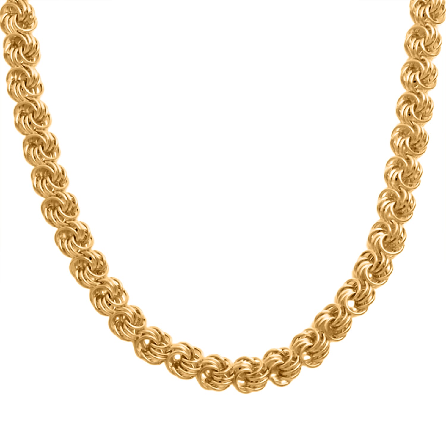 Maestro Collection - 9K Yellow Gold Rosetta Necklace (Size - 20), Gold Wt. 11.40 Gms 7570831 0