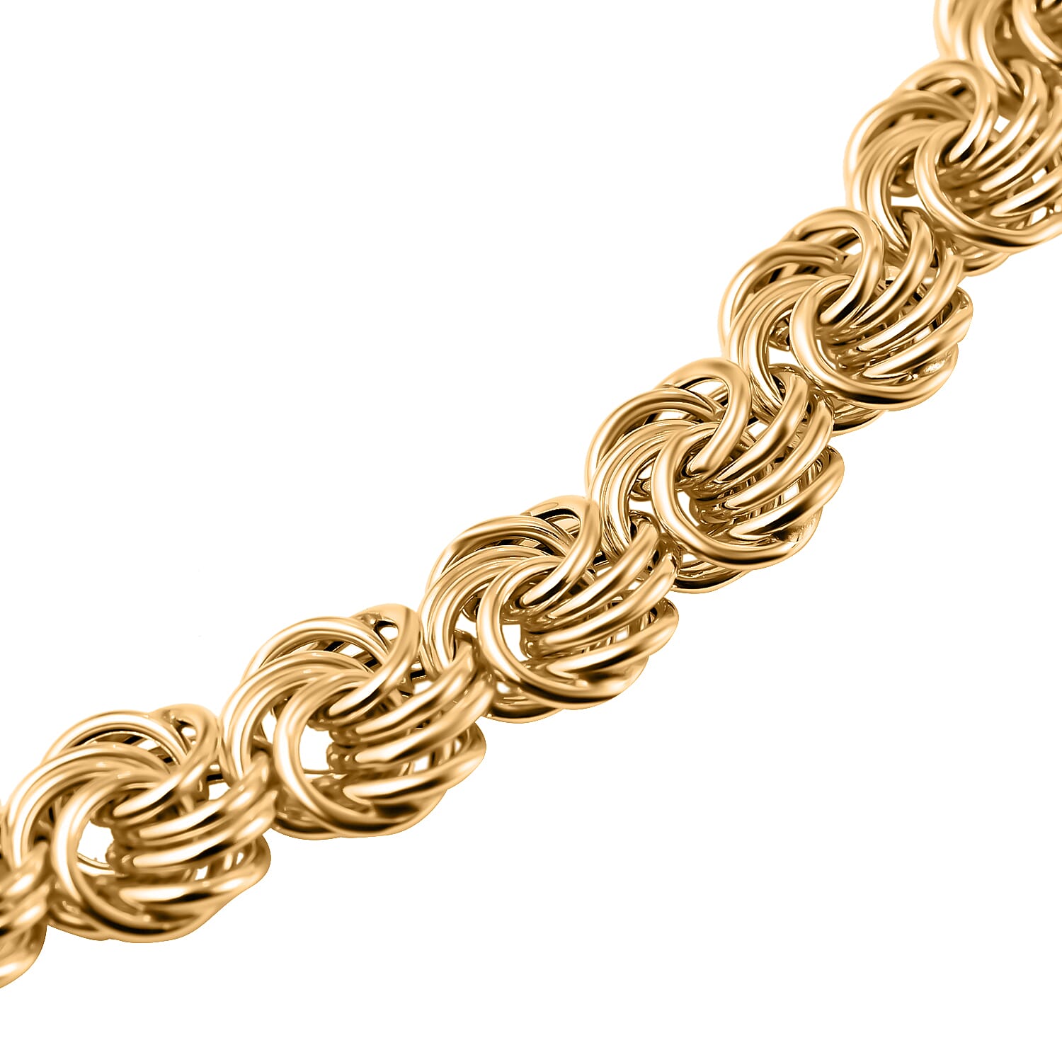 Maestro Collection - 9K Yellow Gold Rosetta Necklace (Size - 20), Gold Wt. 11.40 Gms 7570831 1