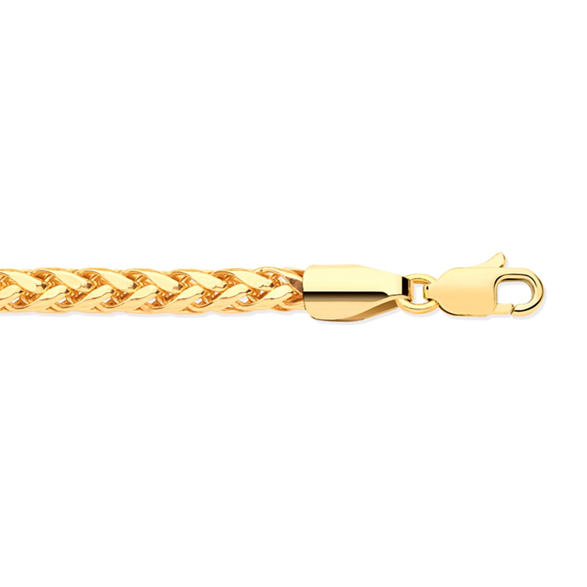 Hatton Collection - 9K Yellow Gold Spiga Diamond Cut Necklace (Size - 20) 7768303 1