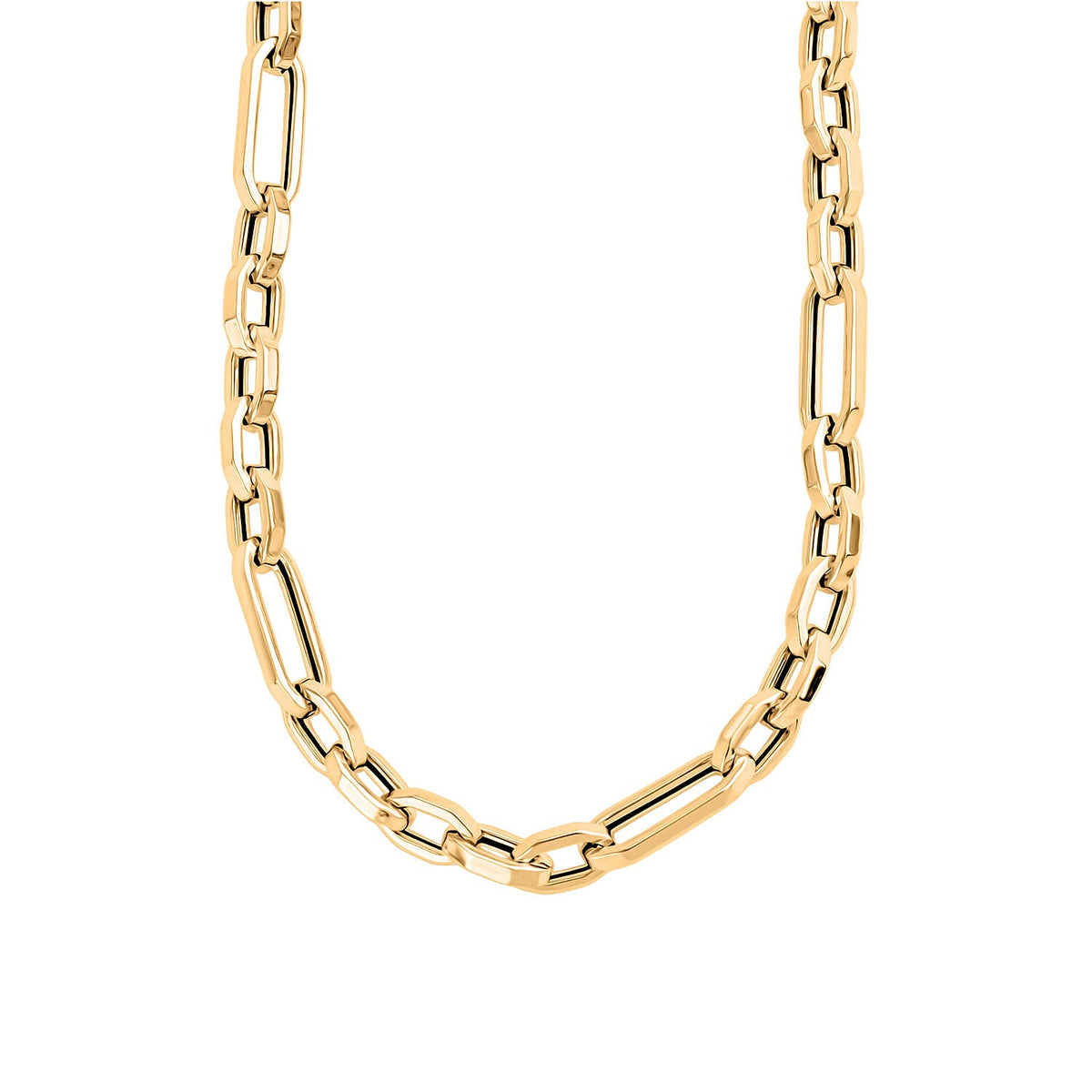Maestro Collection - Italian Made- 9K Yellow Gold Cable Figaro Necklace (Size 20) with Lobster Clasp, Gold Wt. 5.65 Gms. 8289073 3