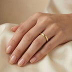 Maestro Collection - Italian Made 9K Yellow Gold Ring