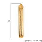 Maestro Collection - 9K Yellow Gold Hoop Earrings (Oueter diameter 16.1 & inner 13.30mm). 2.60 Gms.