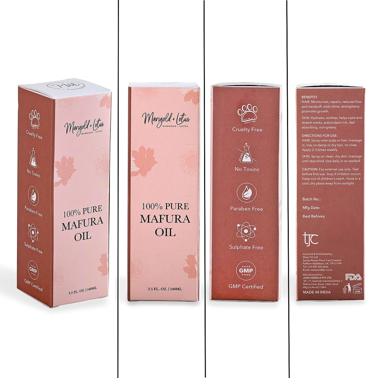 Marigold &amp; Lotus - 100% Pure Mafura Oil - 100 ML 8241554 8