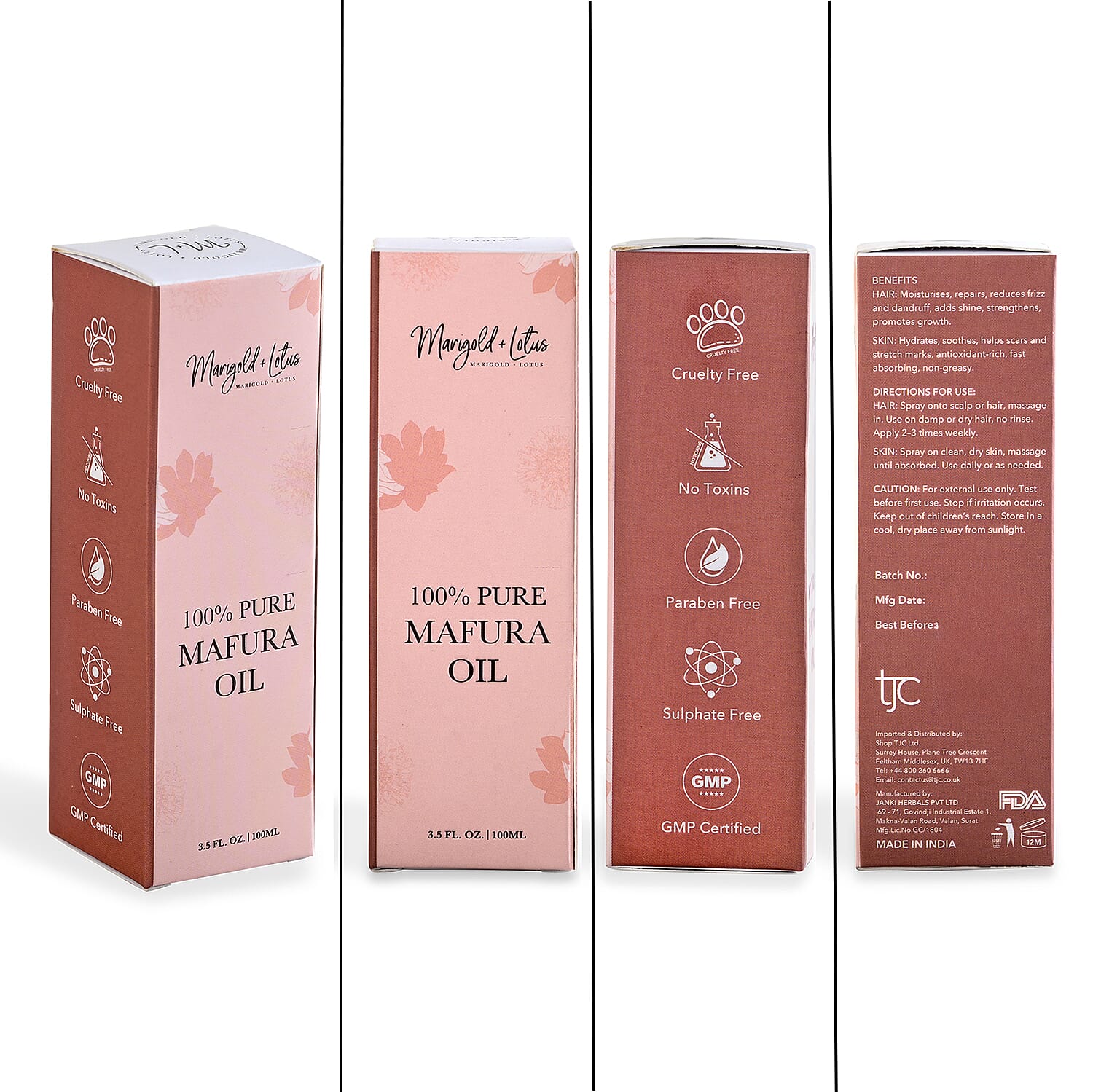 Marigold &amp; Lotus - 100% Pure Mafura Oil - 100 ML 8241554 8