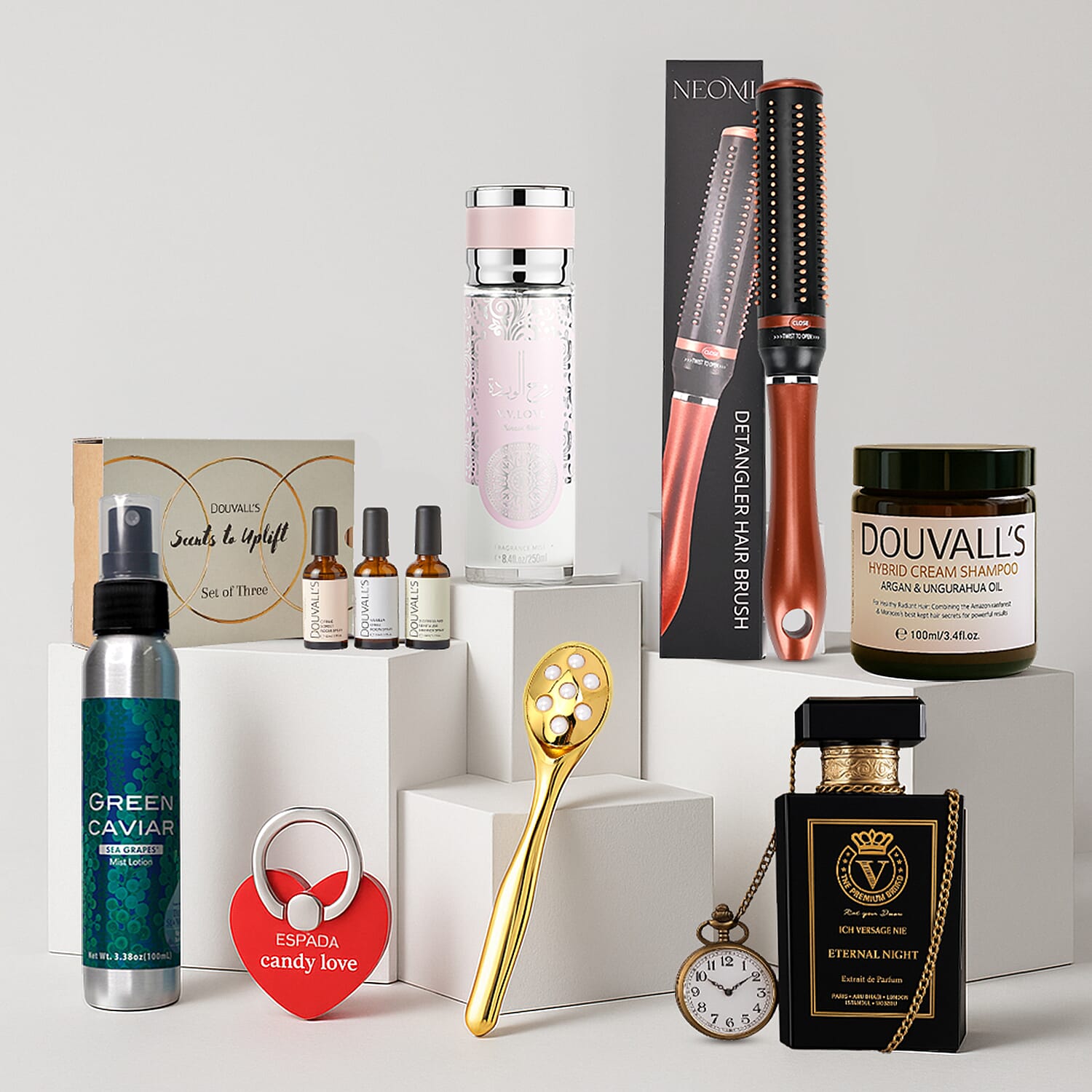Beauty Box set of 7 (Including Lotions, Fragrances, Hair Brush, Shampoo, Fresheners &amp; Sculptor Tool) 8367792 6