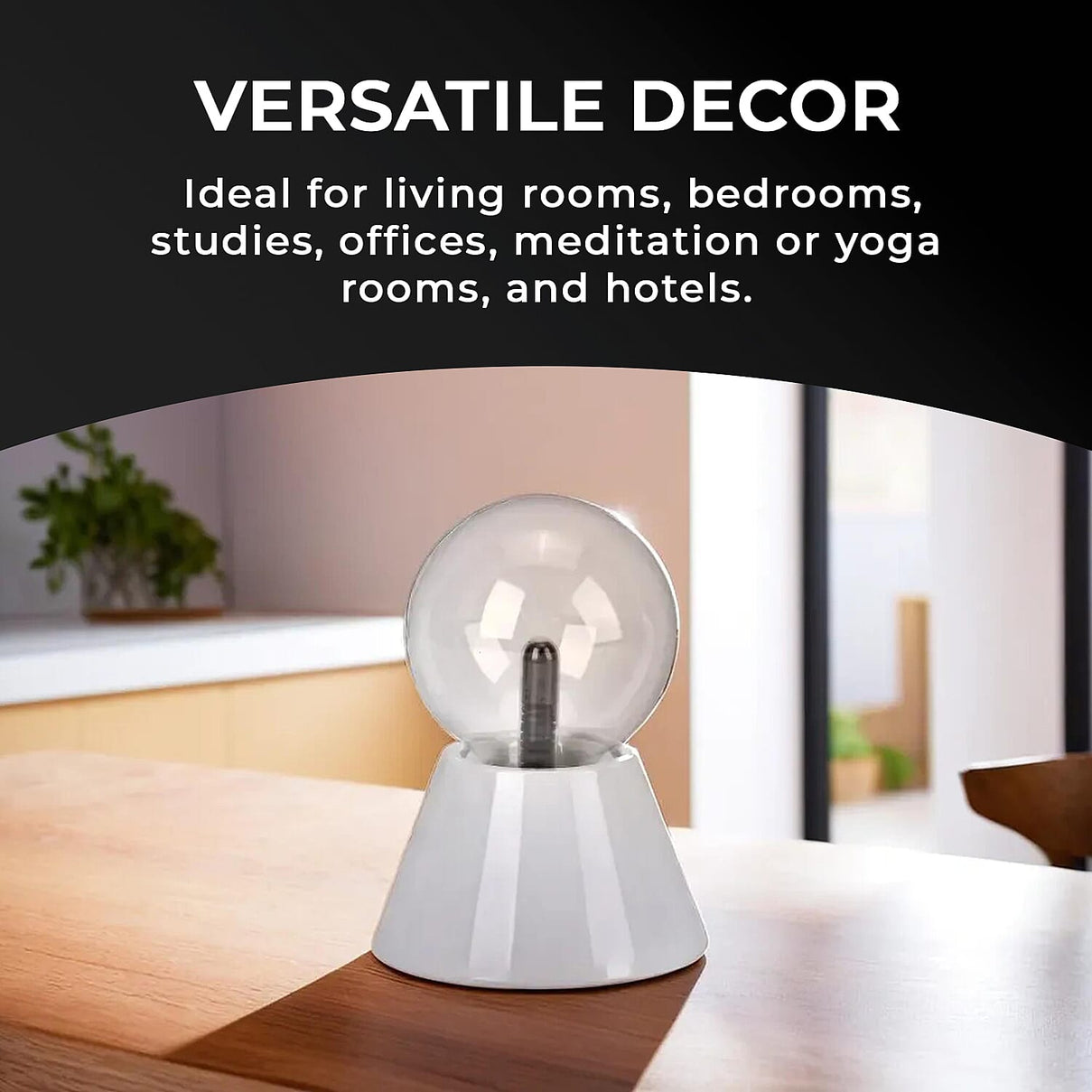 Magical Electrostatic Ball Table Lamp (Battery - 1.5Vx4 AAA) - White 7677474 3