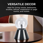 Magical Electrostatic Ball Table Lamp (Battery 4 AAA (Not Inc.) - Black & White