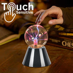 Magical Electrostatic Ball Table Lamp (Battery 4 AAA (Not Inc.) - Black & White