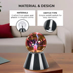 Magical Electrostatic Ball Table Lamp (Battery 4 AAA (Not Inc.) - Black & White