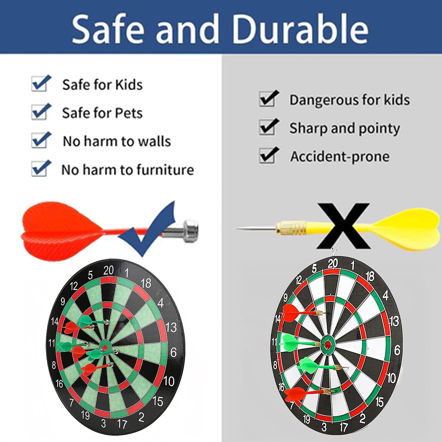 Magnetic Dartboard With 2 Sets of Magnetic Darts 8094371 4