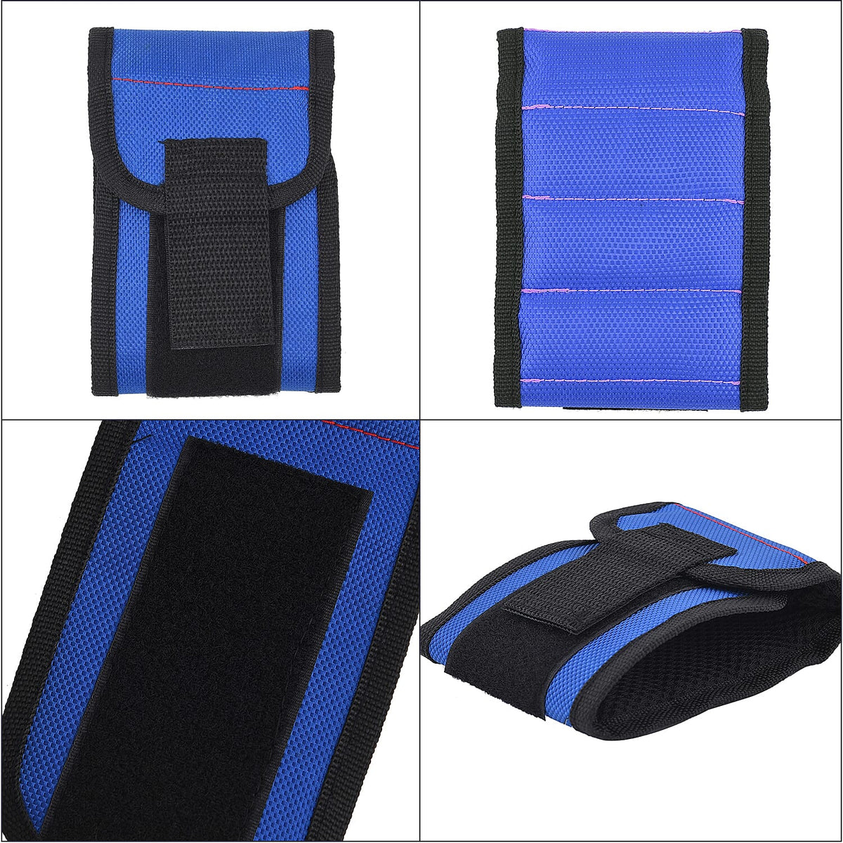 Magnetic Wristband with 15 Powerful Magnets for Holding Tools (Size 37x9 Cm) - Blue 7310701 8