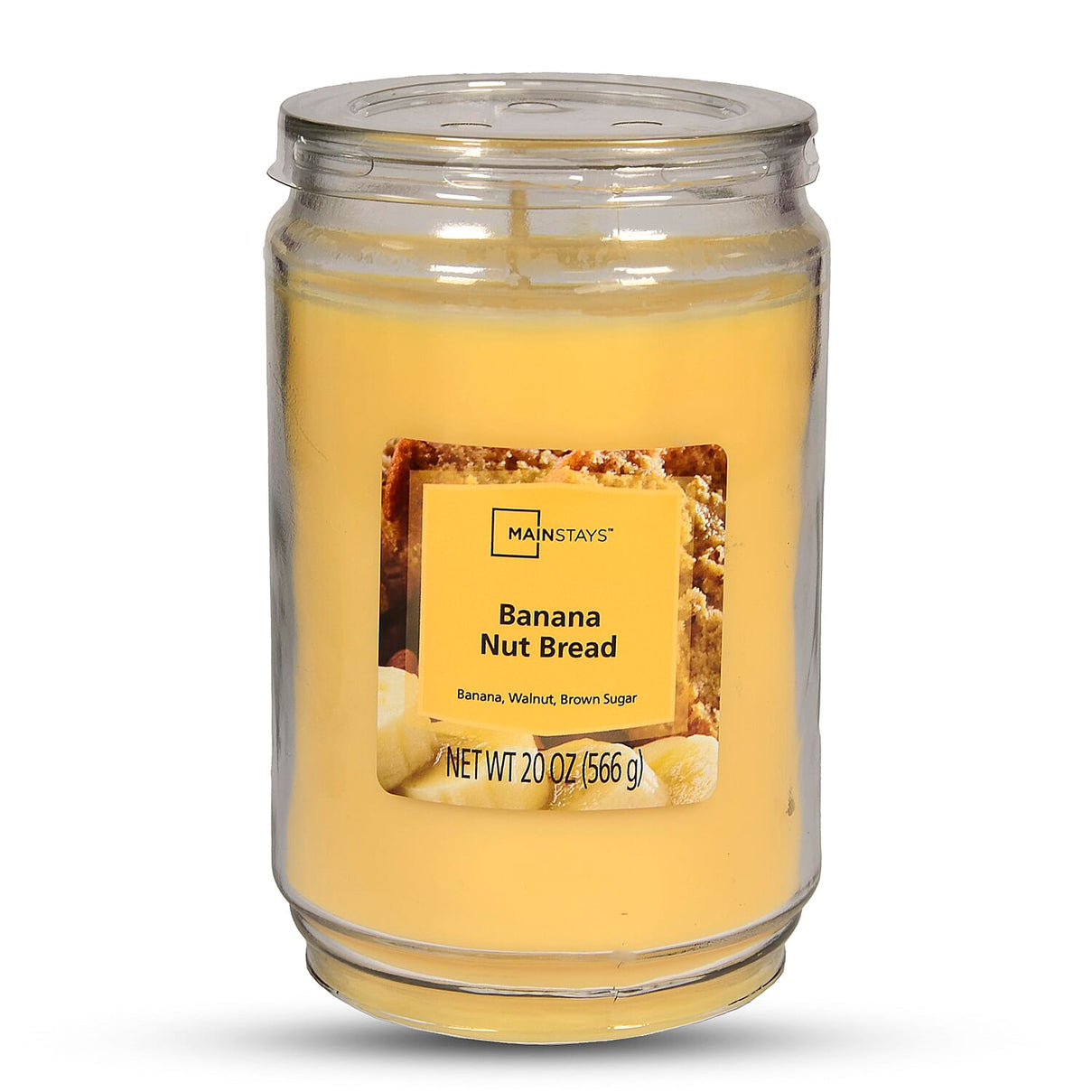 Mainstays Patio Banana Nut Bread Scented Candle (20oz) 7810167 1