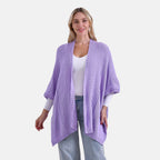 - Maisi 100% Acrylic Relax Fit Cardigan (One Size - 8 to 26) - Purple