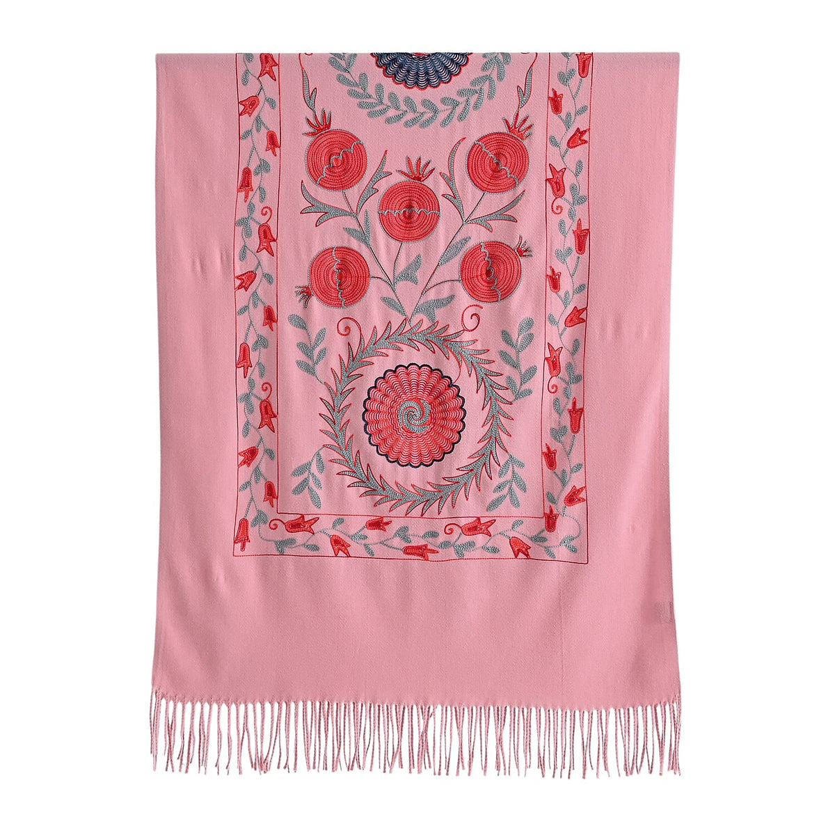 &amp; Maisi Embroidery Scarf (Size - One Size) - Pink V32665577 6