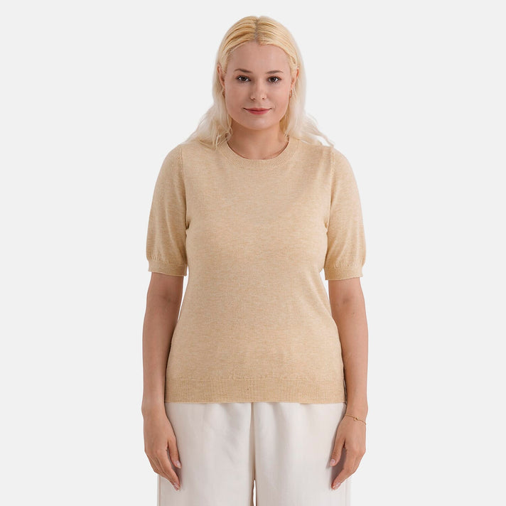 &amp; Maisi Patterned Top (Size - L/XL) - Beige V32619132 1