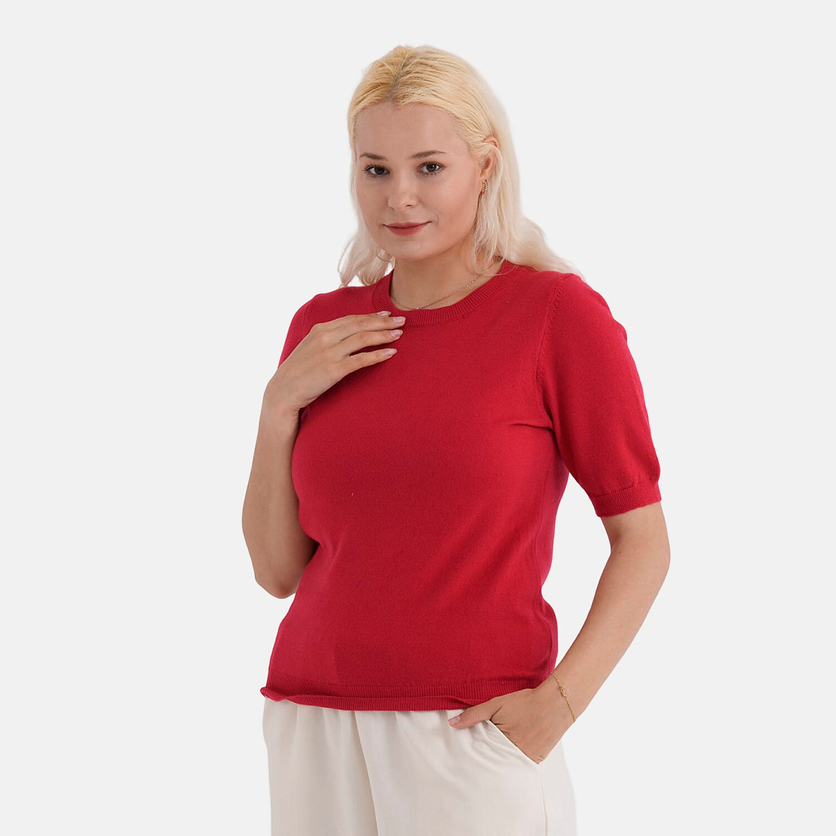 &amp; Maisi Patterned Top (Size - L/XL) - Red V32612037 5