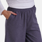 La Marey Womens Wide Leg Lounge High Waist Trouser (Size S) - Grey