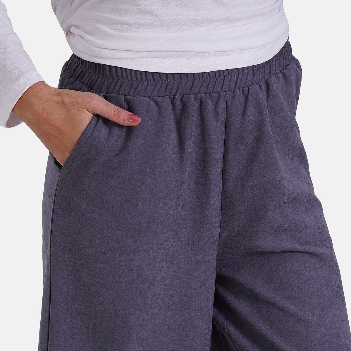 &amp; Maisi Patterned Womens Wide Leg Trousers V32614458 4