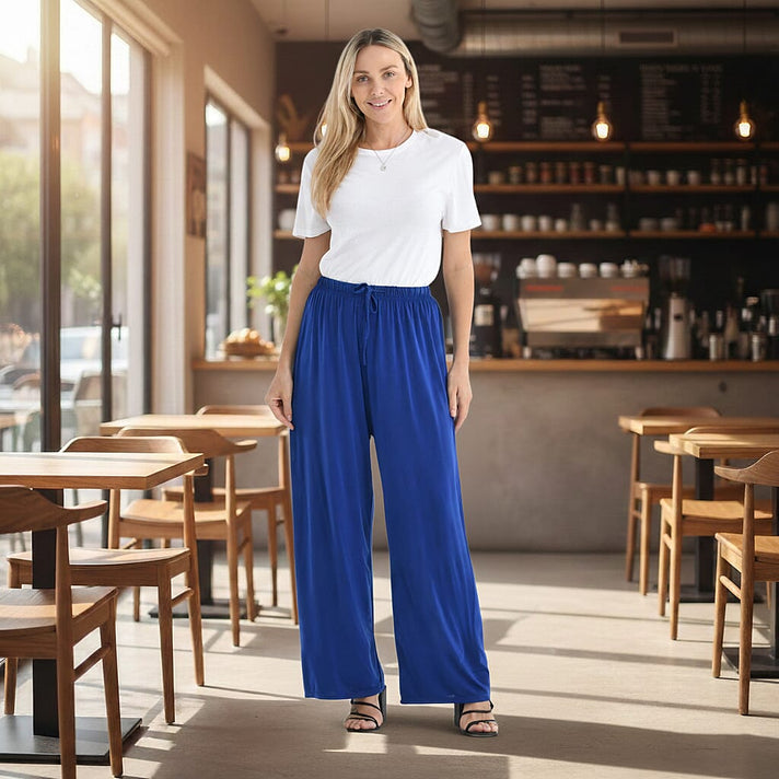 &amp; Maisi Patterned Jean and Pant-Trouser (Size - One Size) - Blue &amp; White 8101422 2