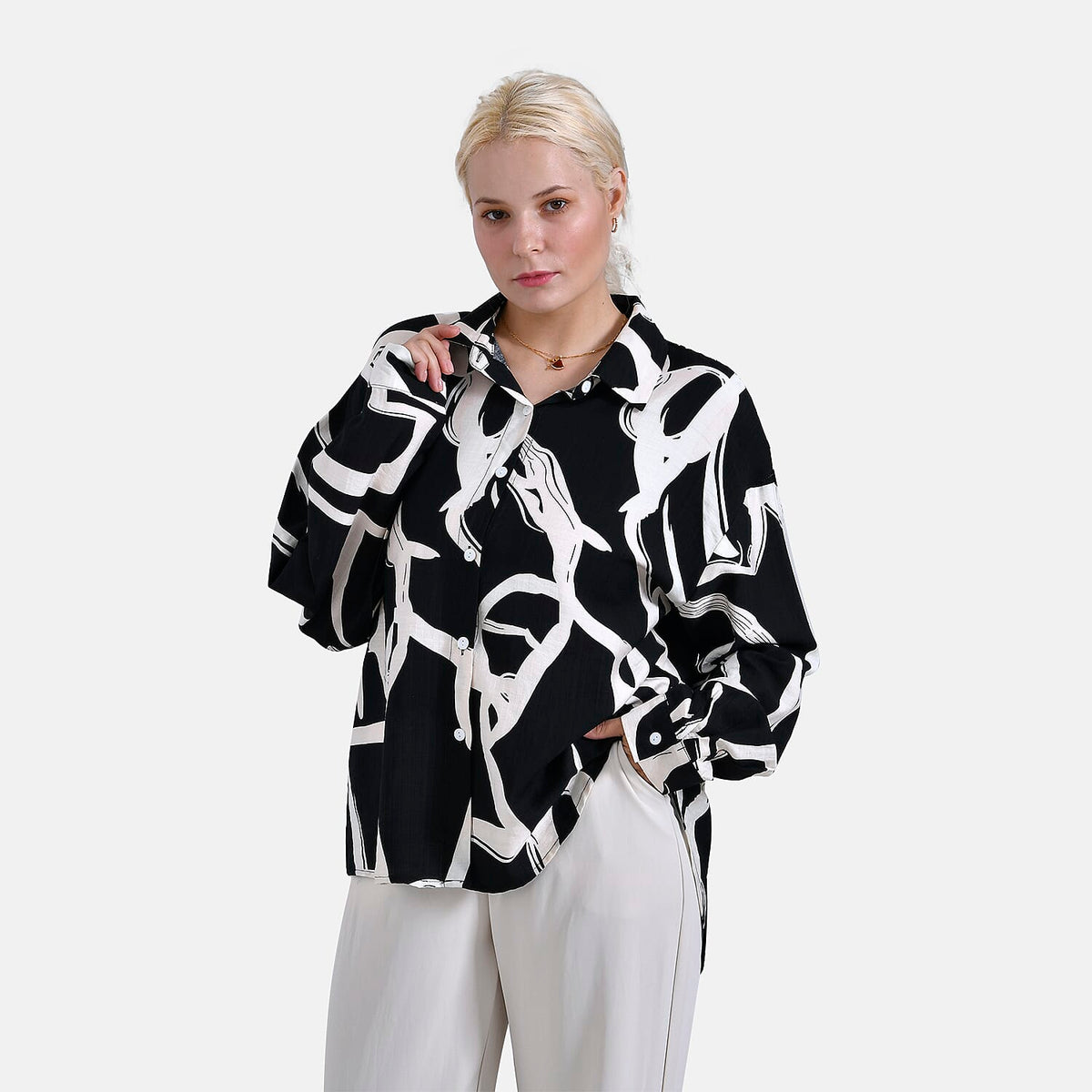 &amp; Maisi Relaxed Fit Shirt V32644064 4