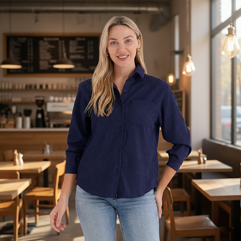 &amp; Maisi Shirt (Size - Small) - Navy Blue V32703016 2