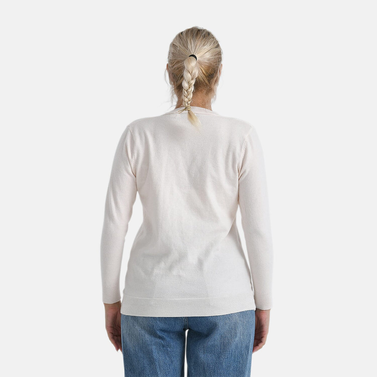 &amp; Maisi Solid Cardigan (Size - S) - Winter White 8210280 2
