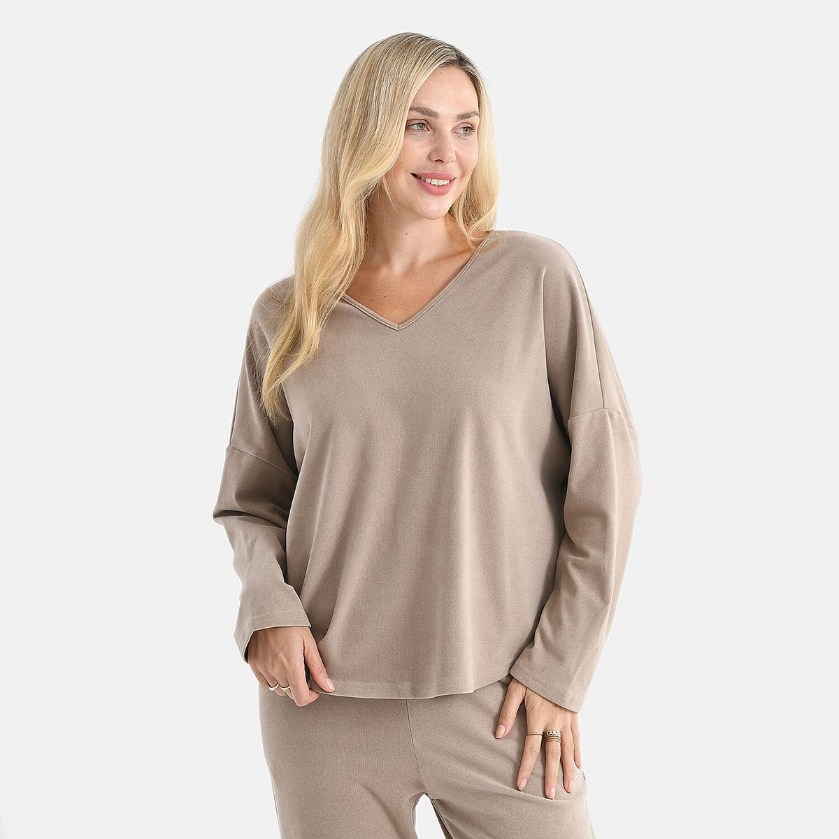 &amp; Maisi Solid Top (Size - Medium) - Brown &amp; Blue V32591644 5
