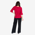 & Maisi  Tee (Size - Large) - Cherry