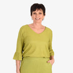 & Maisi  Tee (Size - Large) - Light Green