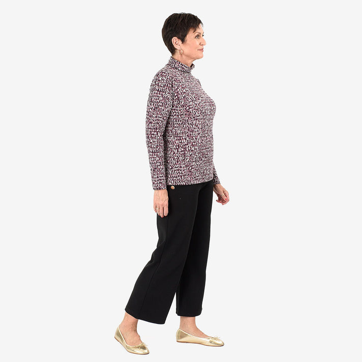 - Maisi Soft Touch Roll Neck Top (Size 14-16) - Purple 8121786 2