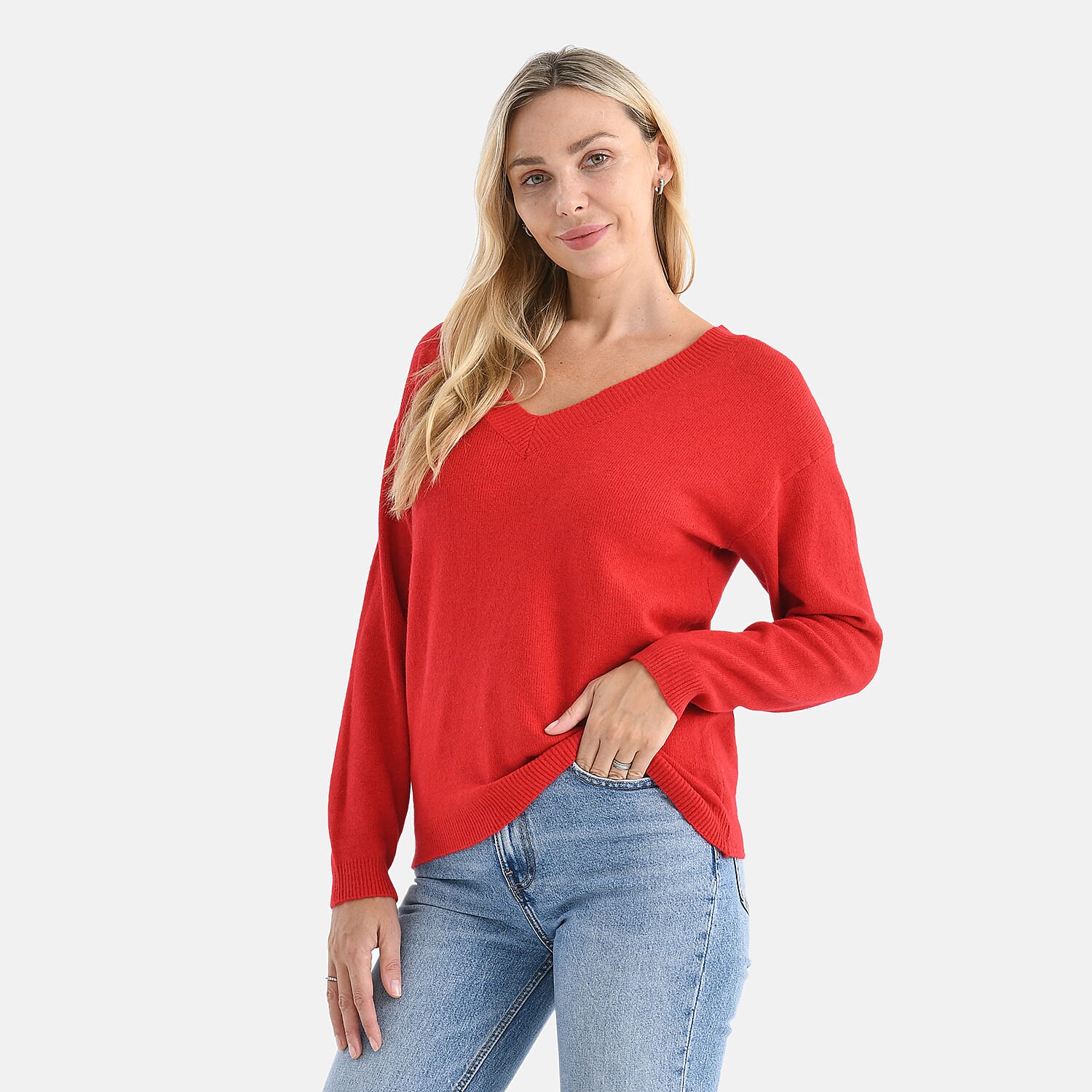 Maisi V-neck knitted jumper 8252752 3