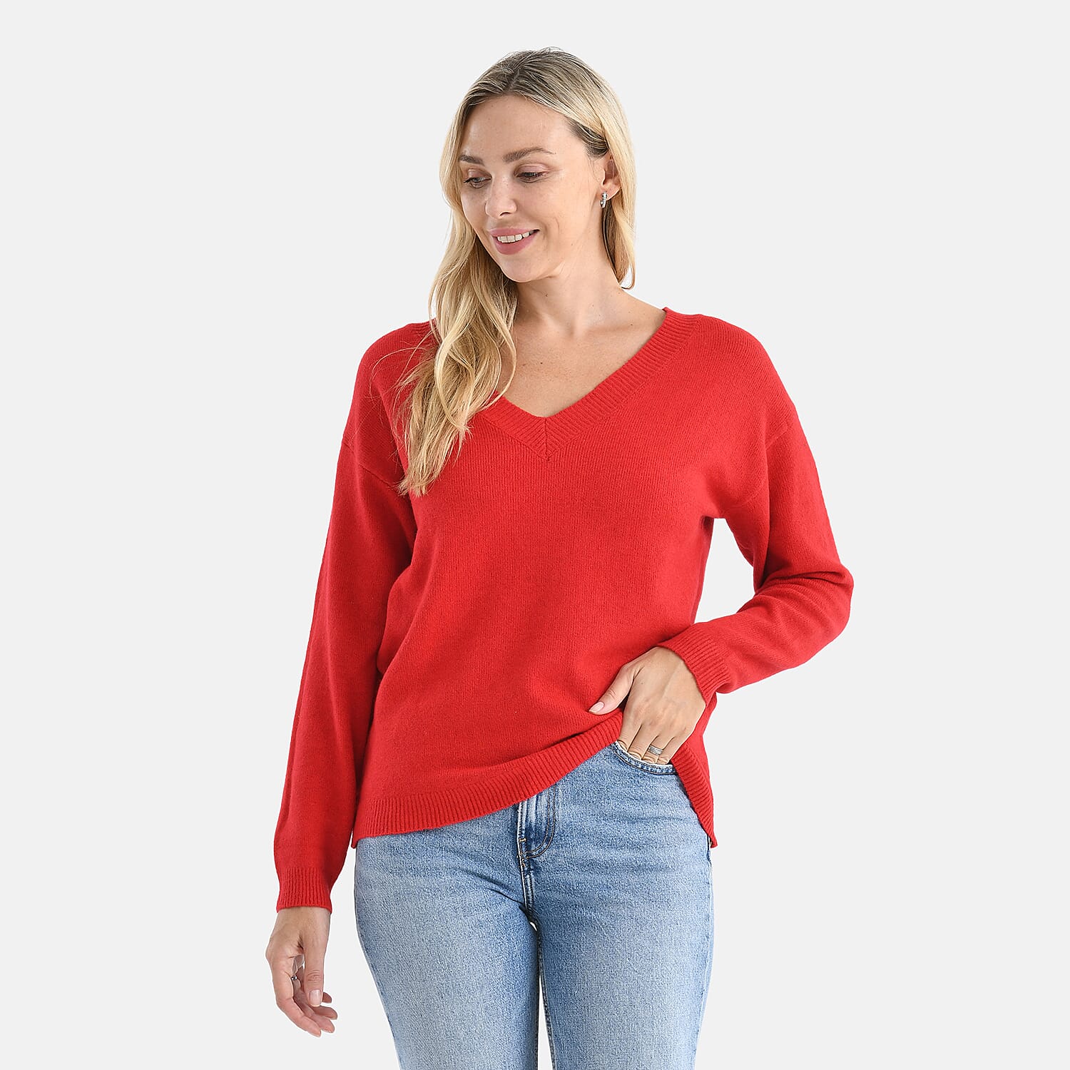 Maisi V-neck knitted jumper 8252752 4
