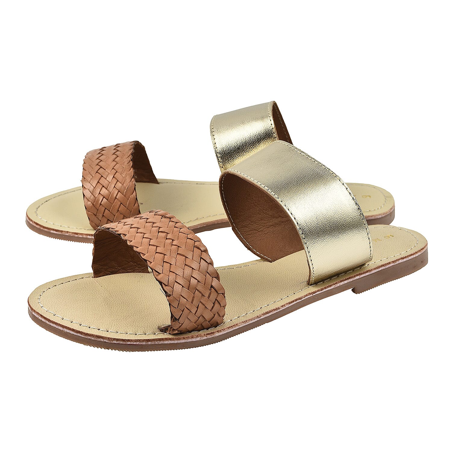Maison Ladies Slipper (Size 3) - Gold 7798221 0