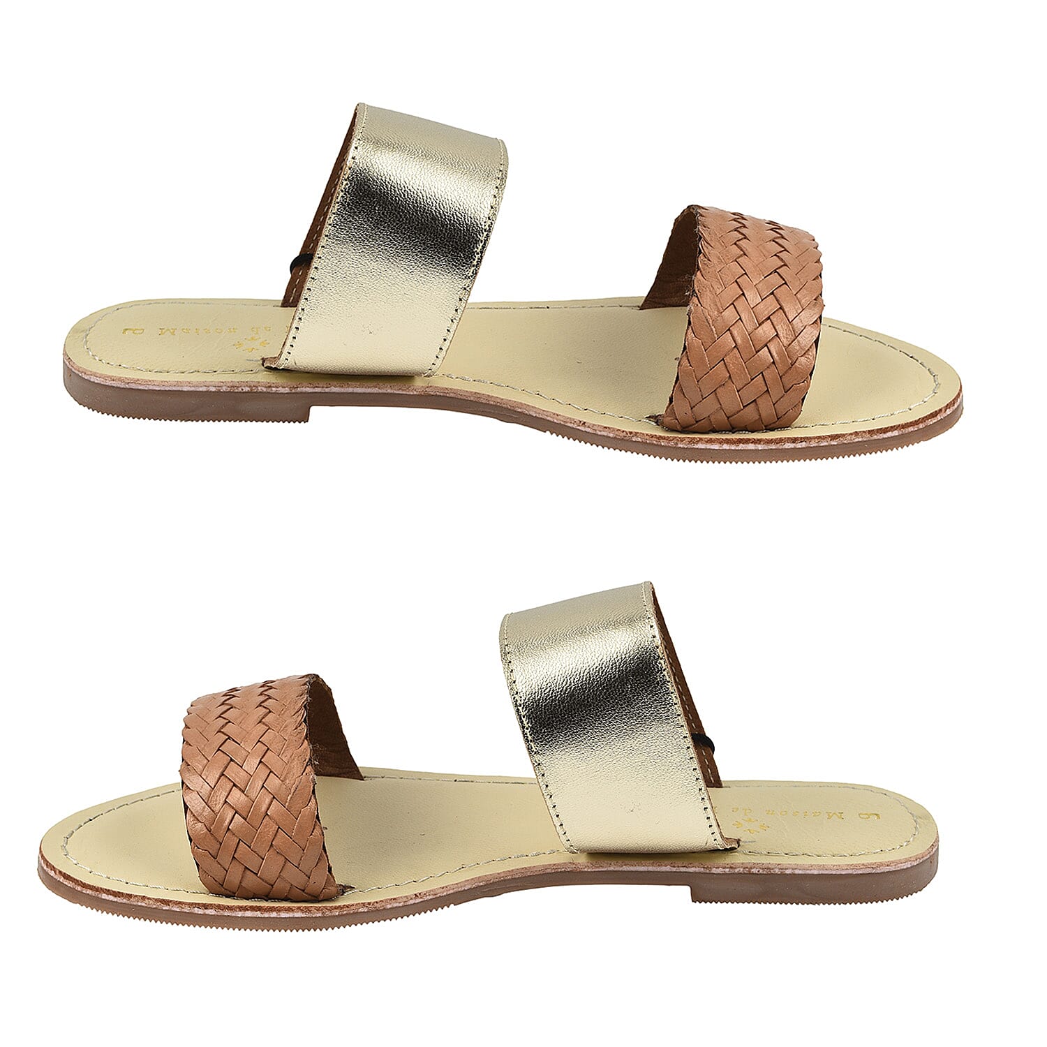 Maison Ladies Slipper (Size 3) - Gold 7798221 1
