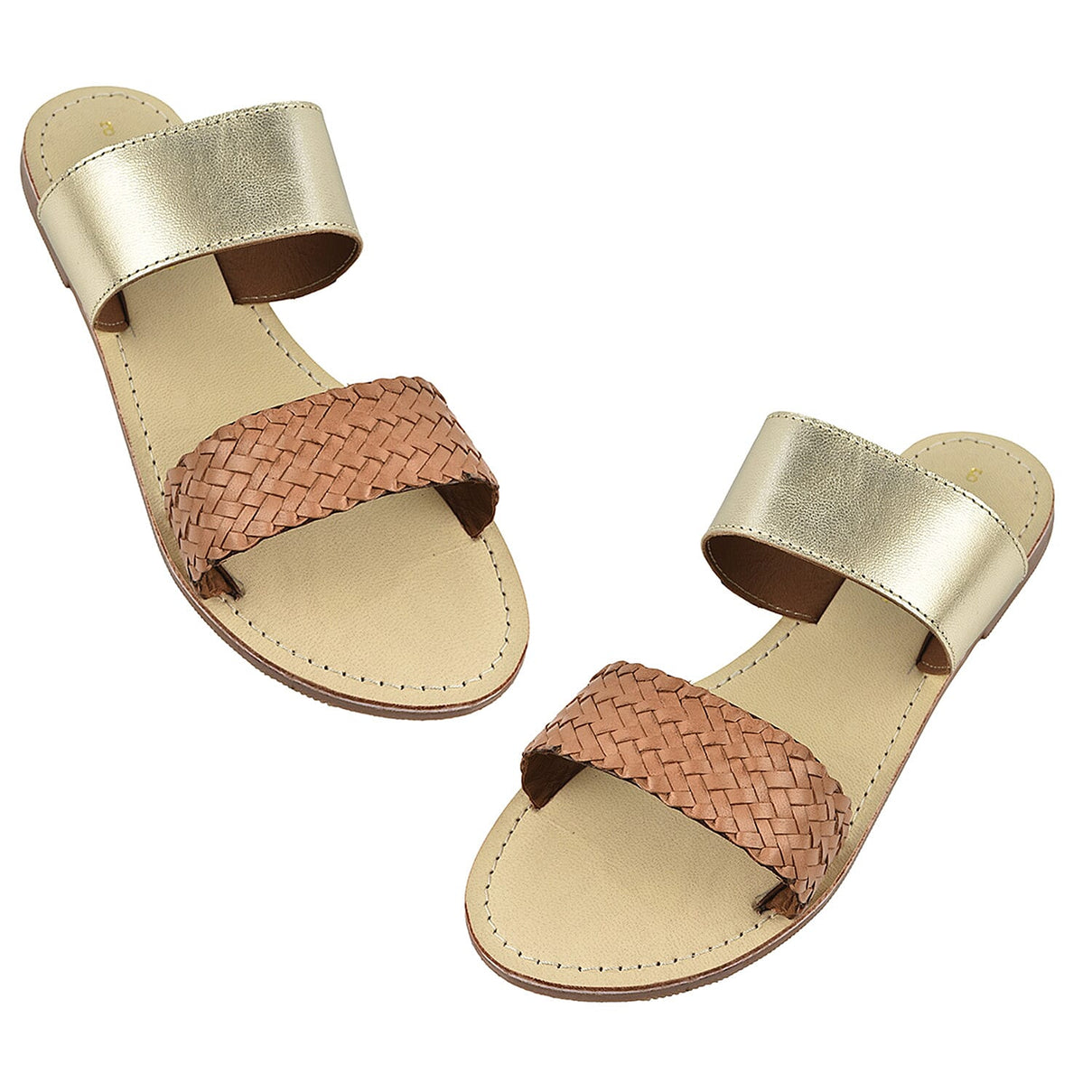 Maison Ladies Slipper (Size 3) - Gold 7798221 3