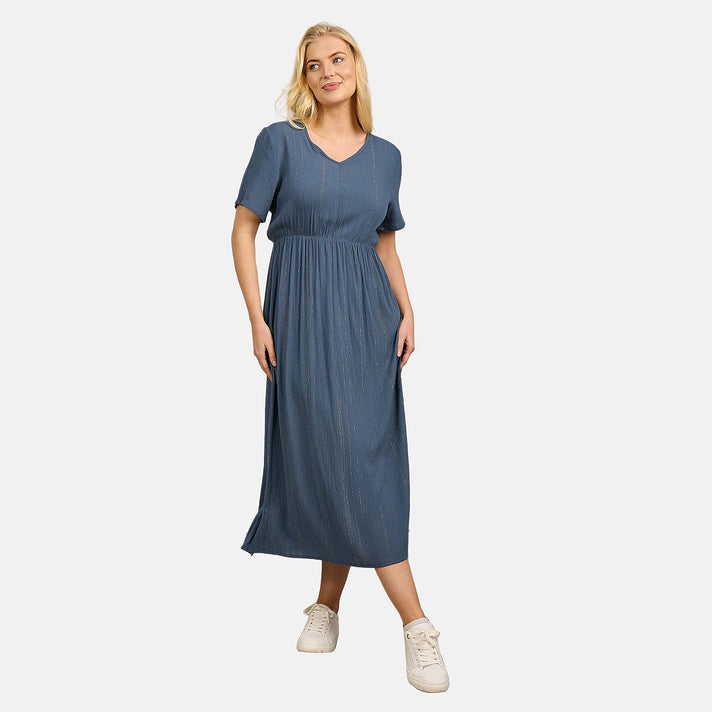 Maison Short-Sleeved Crinkle Dress 7799229 2