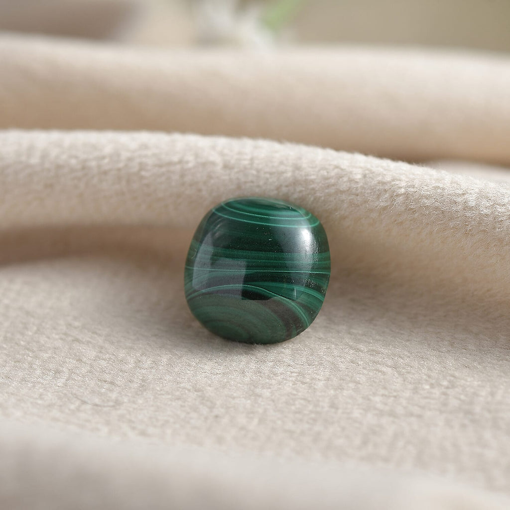 Malachite Cushion 12x12 mm