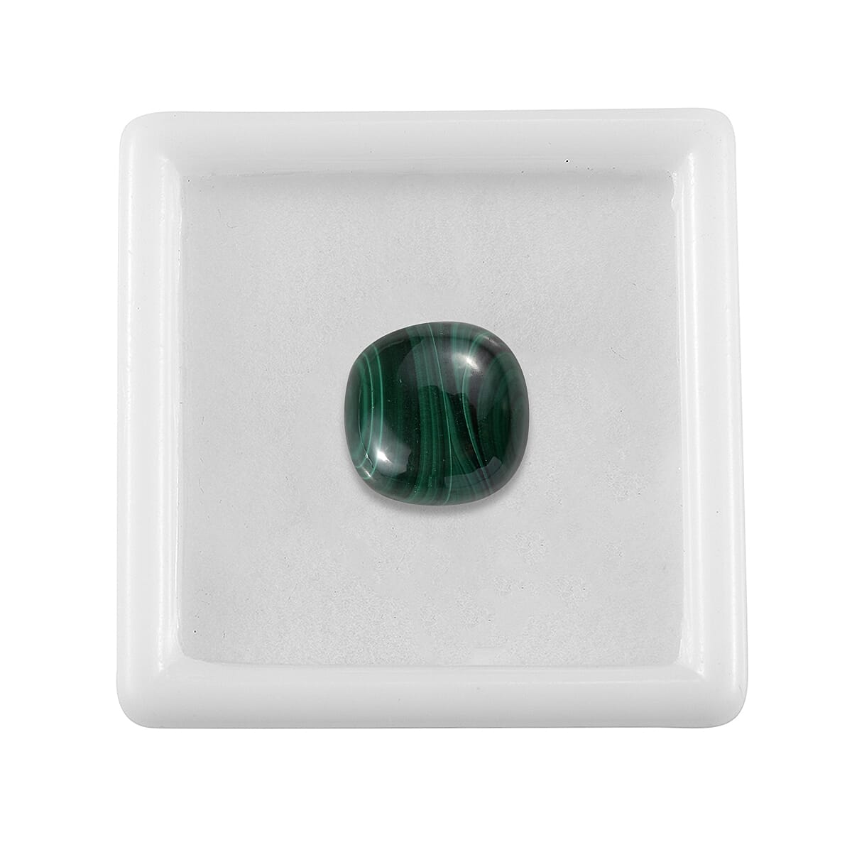 Malachite Loose Gemstone in Cushion Shape (12x12mm) 7827379 4