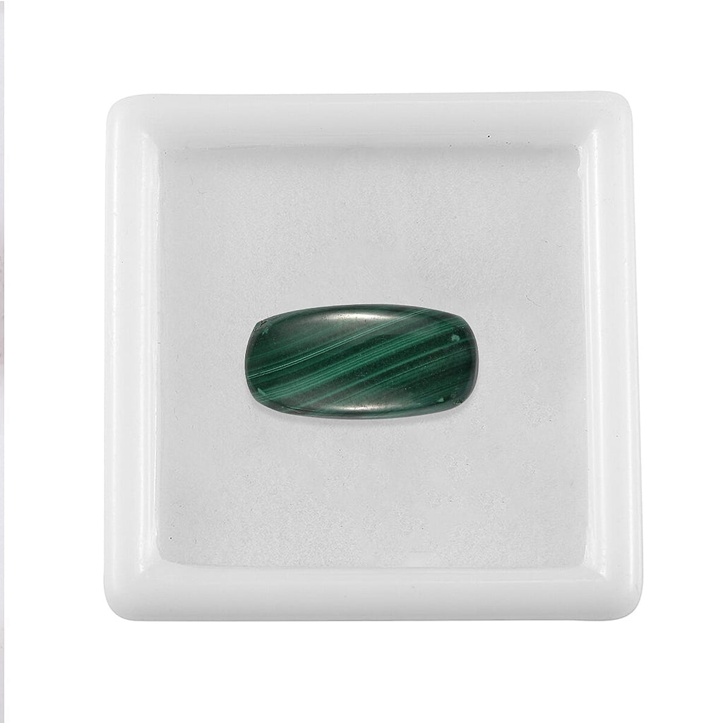 Malachite Cushion Shape Gemstone 7.1 Ct.