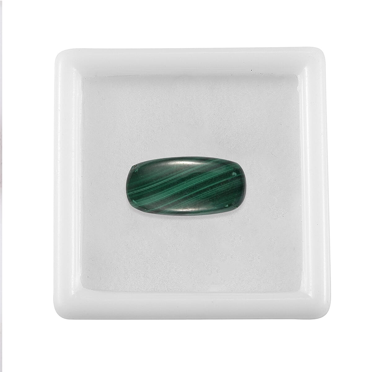 7.1 Ct. Malachite Loose Gemstone in Cushion Shape 8062318 2