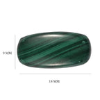 Malachite Cushion Shape Gemstone 7.1 Ct.