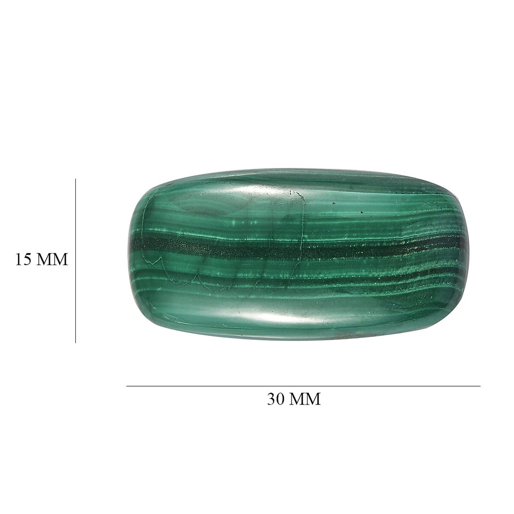 Malachite Cushion Shape Gemstone 22.42 Ct.