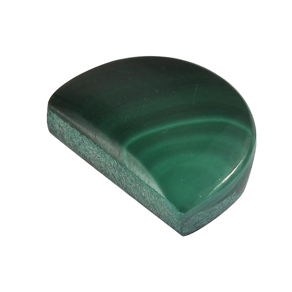 Malachite D Shape Gemstone 3.62 Ct.