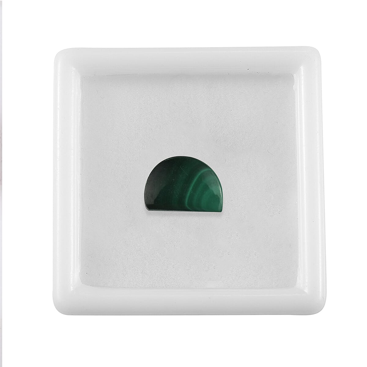 3.62 Ct. Malachite Loose Gemstone in D Shape 8062321 2