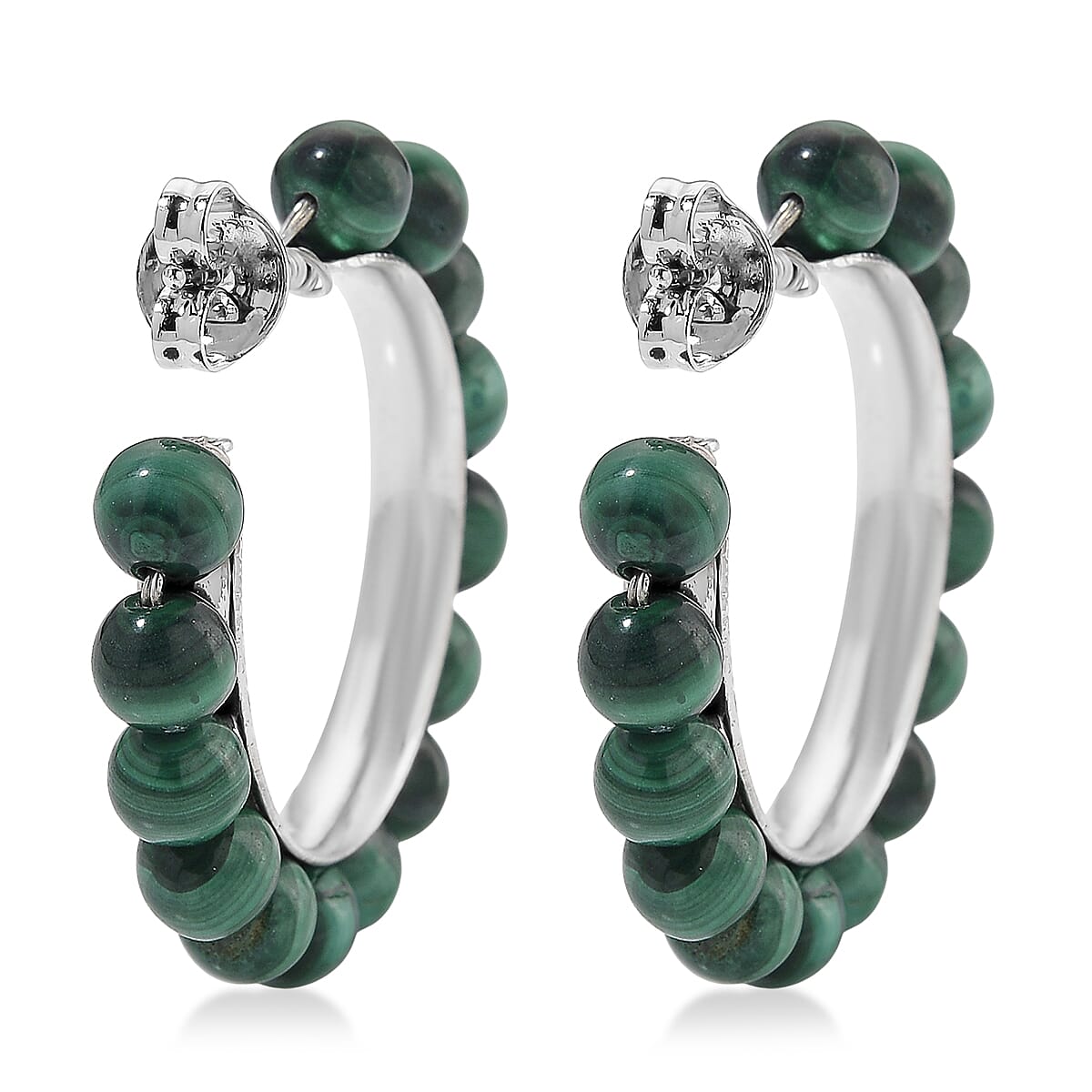 Natural Malachite Beads Earring 320.00 Ct. 8234743 5