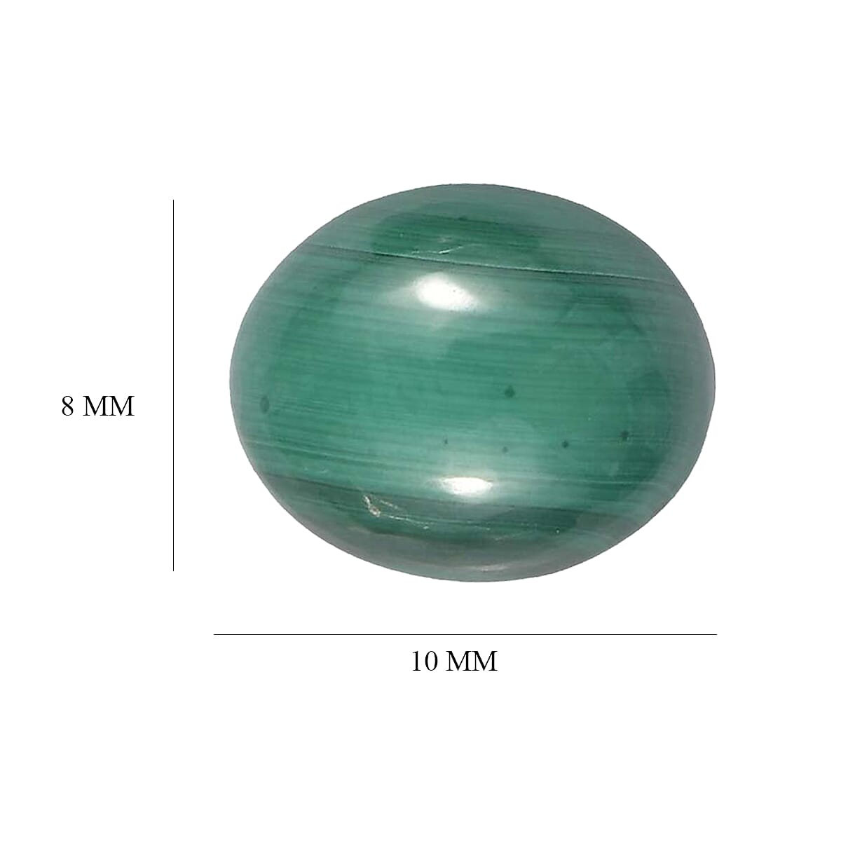 Set of 3 Malachite Loose Gemstones in Oval Shape  9.66 Ct. 8062325 3