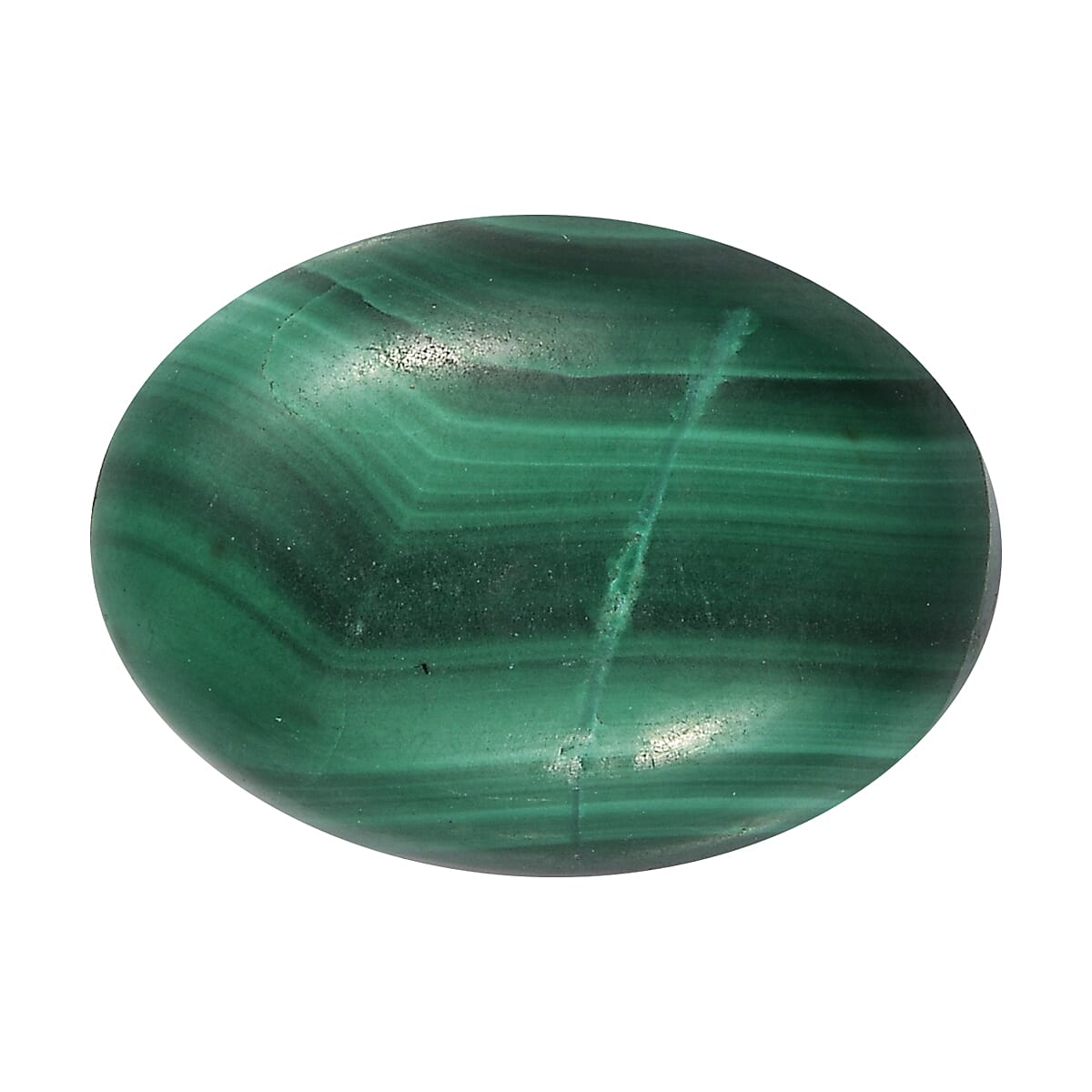 5.23 Ct. Malachite Loose Gemstone in Oval Shape 8062326 0